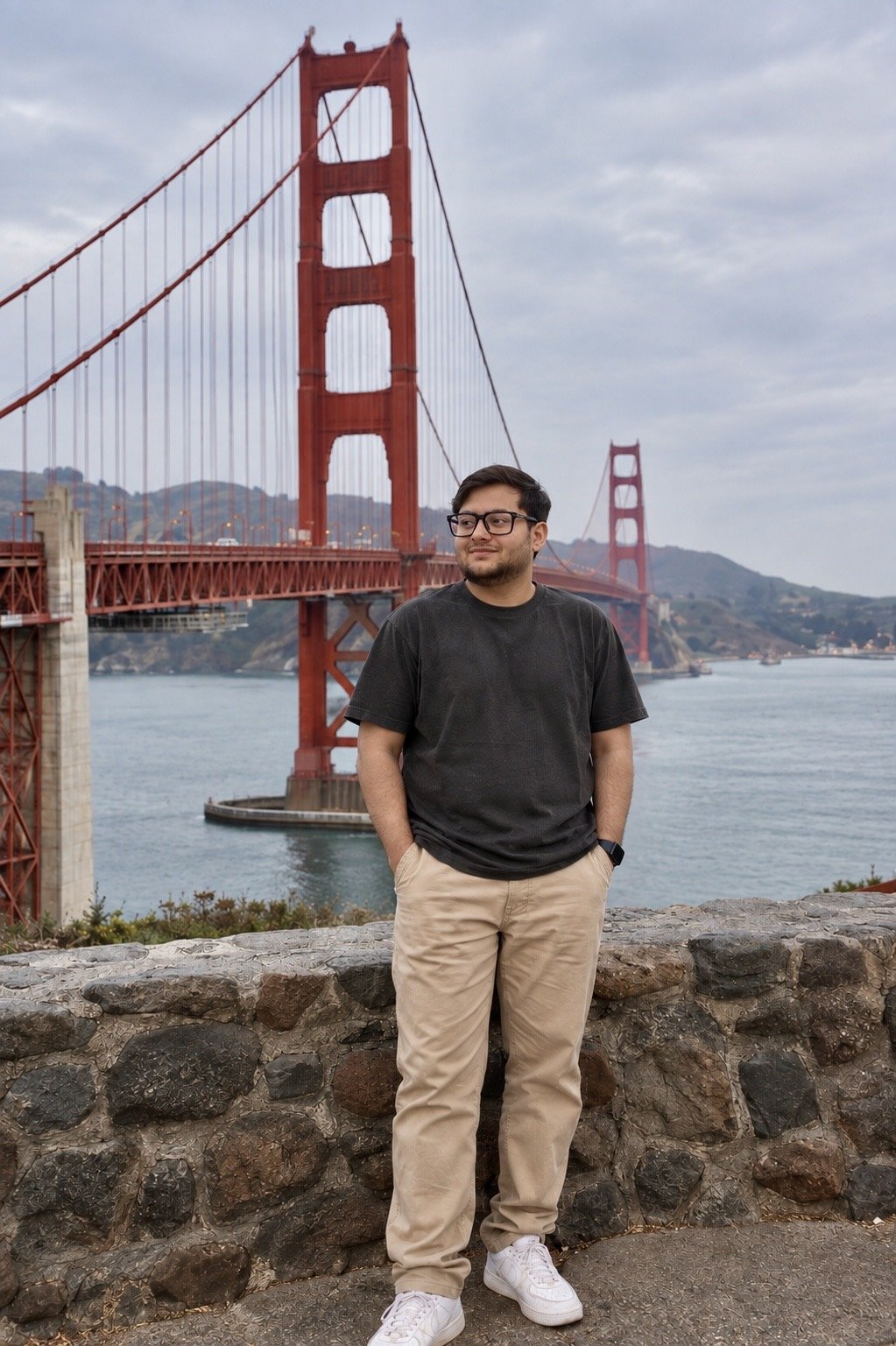 Portrait at the Golden Gate Bridge, San Francisco